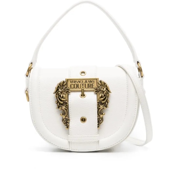 NEW Versace Jeans Couture baroque-buckle Shoulder Bag - Picture 2 of 5